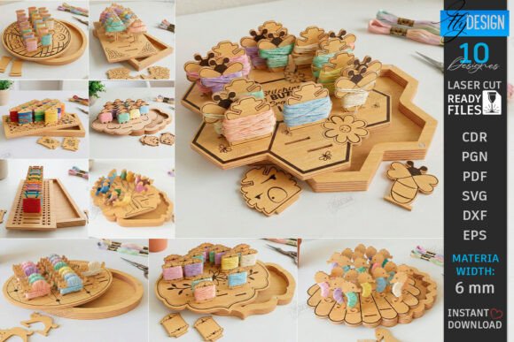 Embroidery Floss Organizer Laser Bundle: A Seller Review
