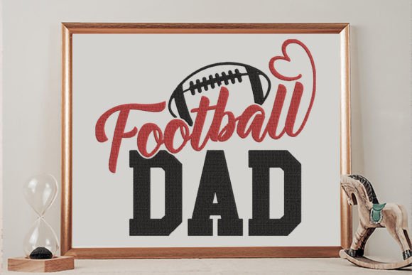 Football Dad Embroidery Design Review for Business