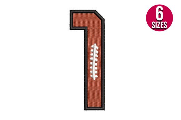 Football Font Alphabet Number One 1: A Seasonal Embroidery Review