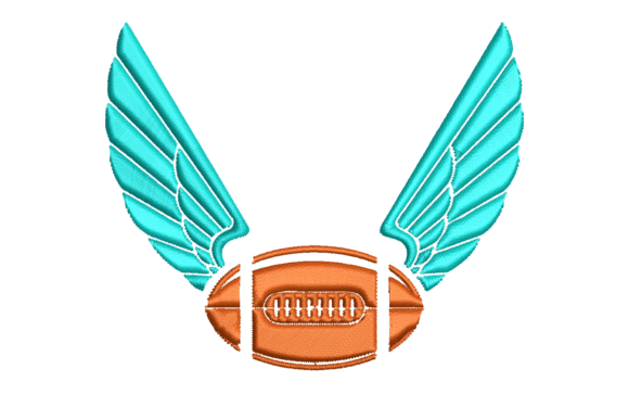 Football with Wings: A Smart Embroidery Pick for Your Shop