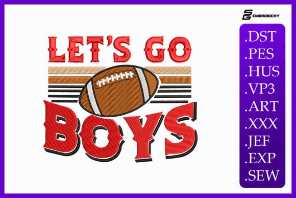 Let's Go Boys Football Quote: A Boutique Designer Review
