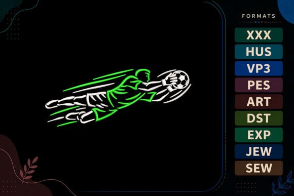 Soccer Goalkeeper Football Embroidery Review for Seasonal Gifts