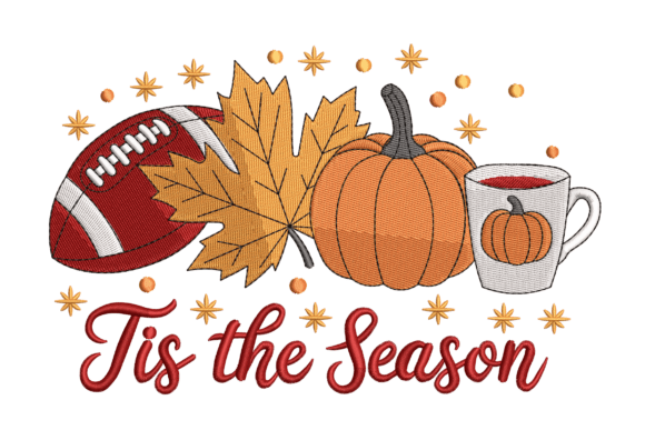 Testing the Autumn Fall Embroidery Design for Personalized Gifts