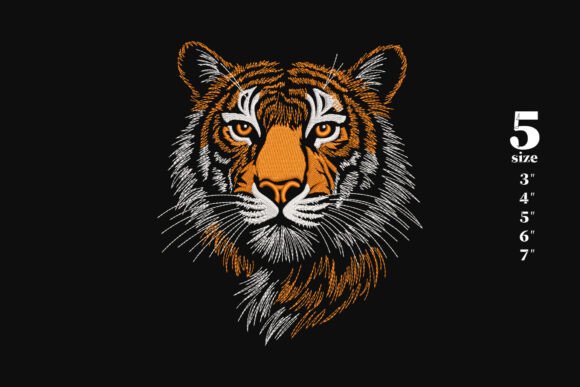Tiger Face Embroidery Design Review for Seasonal Gifts