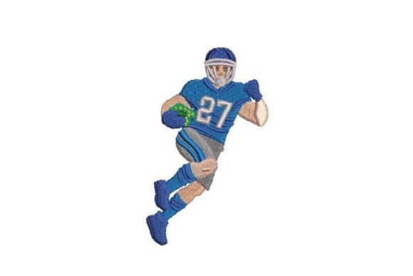 Vegan Football Player Embroidery Design Review
