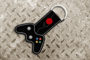 Video Game Controller in the Hoop Key Fob